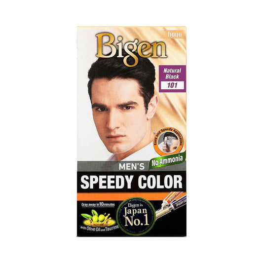 Bigen Men's Speedy Hair Color - 101 Natural Black (80g)