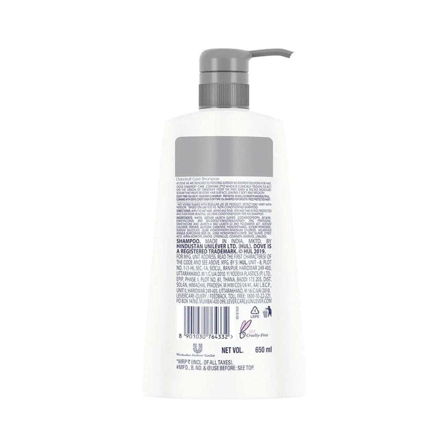 Dove Dandruff Care Hair Shampoo (650ml)