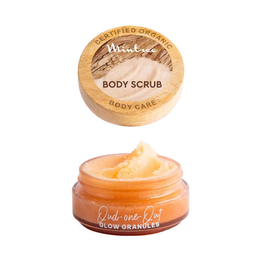 Mintree Certified Organic Luxury Oud Sugar Scrub For Exfoliates & Brightens, Removes Tan (150g)