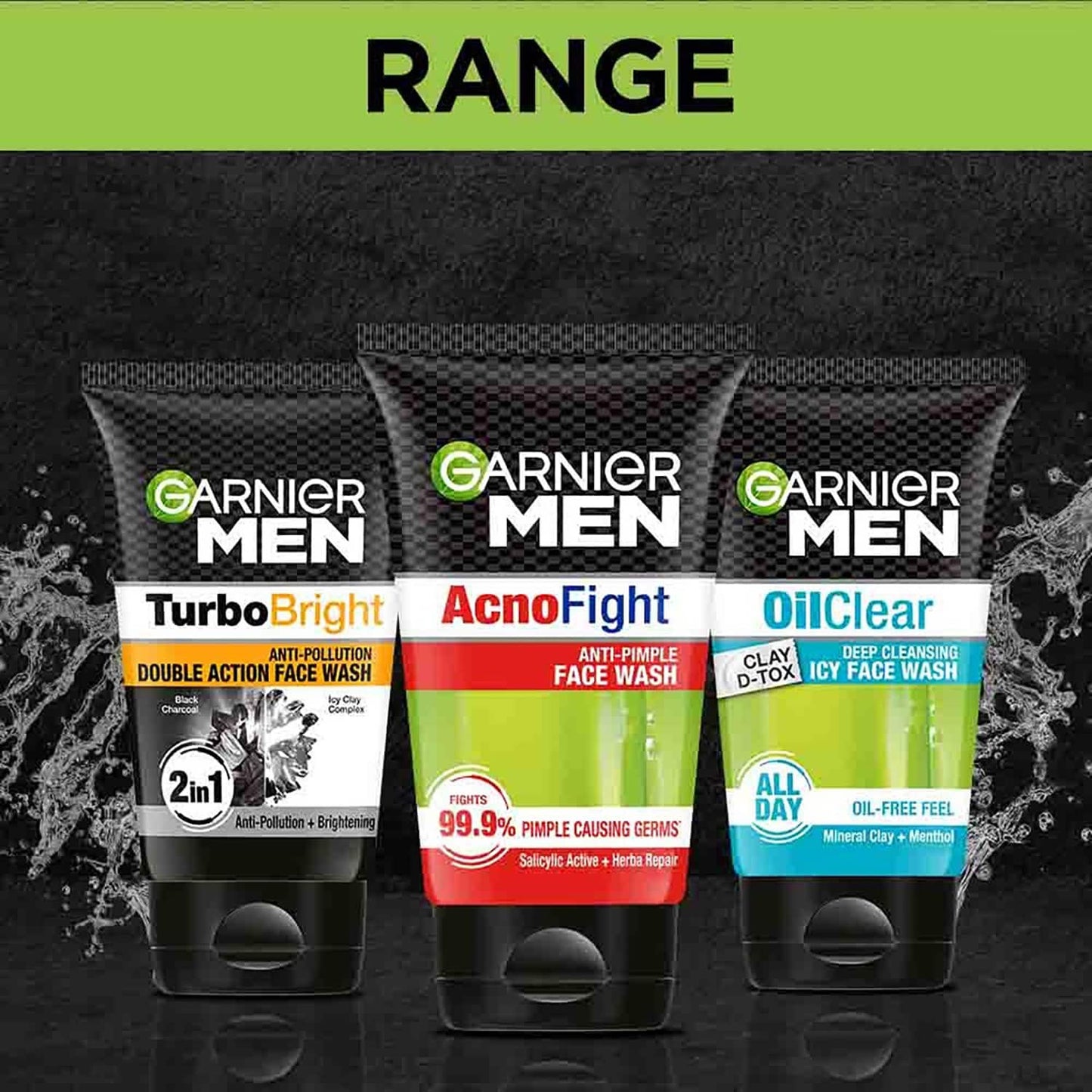 Garnier Men Acno Fight Anti-Pimple Face Wash (100g)