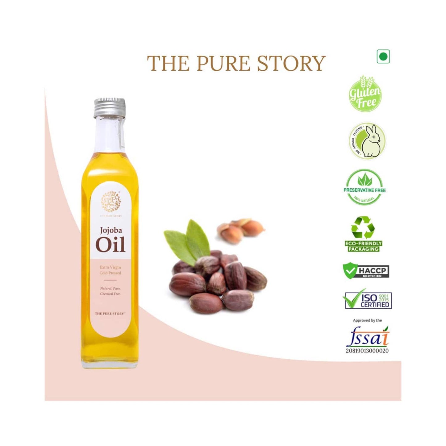 The Pure Story Jojoba Oil (100ml)