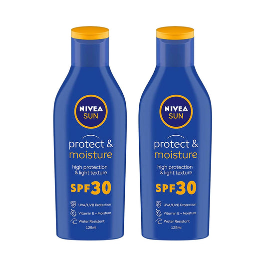 Nivea Sunprotect Moisure High Protection & Light Texture SPF30 (125 ml) Combo