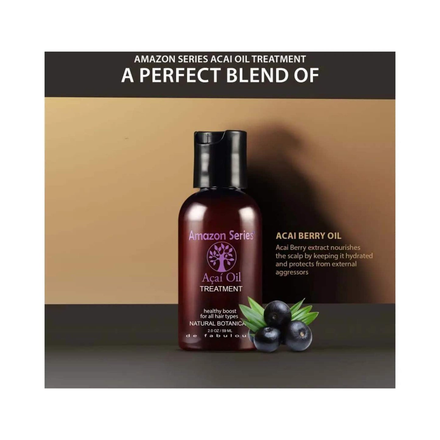 Amazon Series Acai Treatment Hair Oil (59ml)