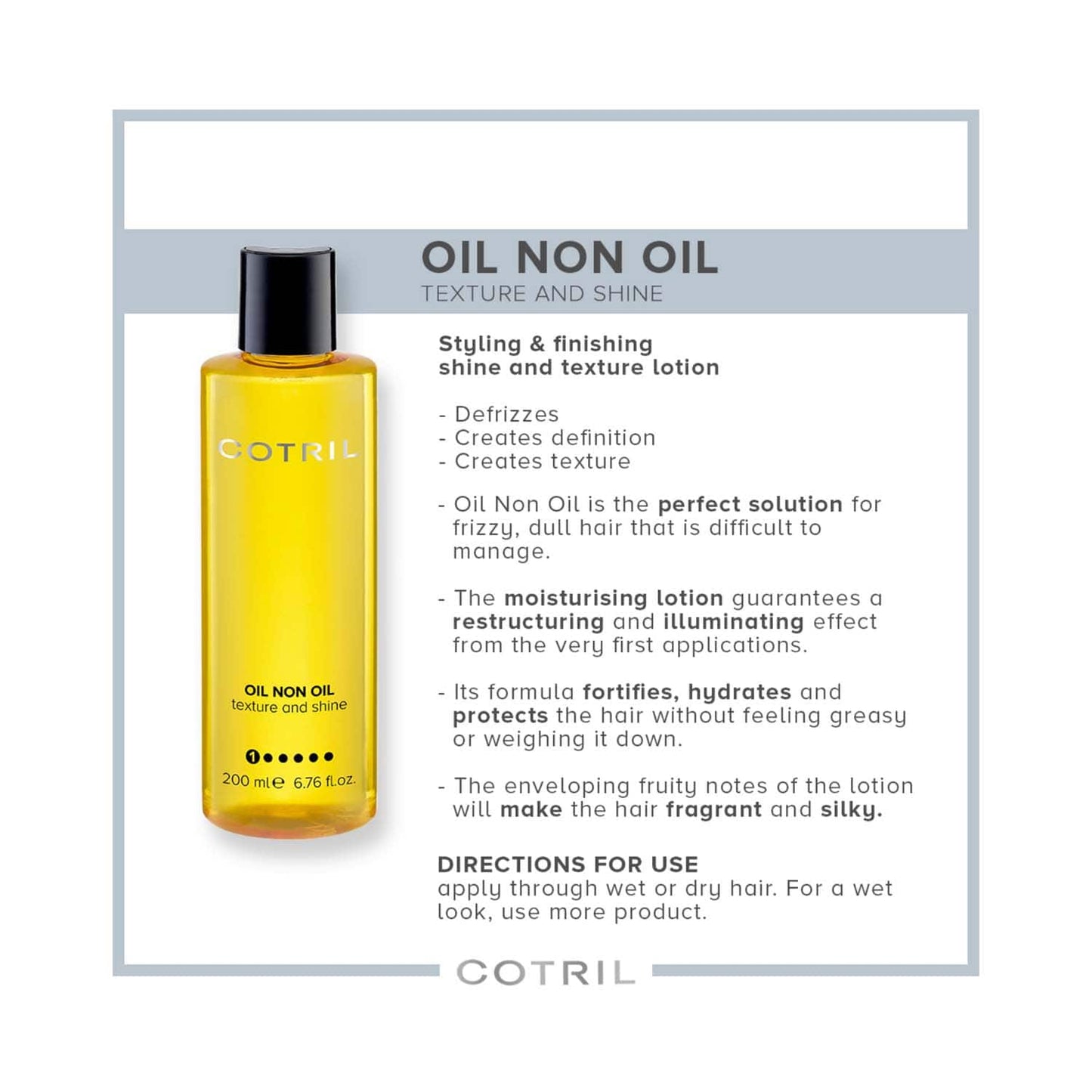 COTRIL Oil Non Hair Oil (200 ml)