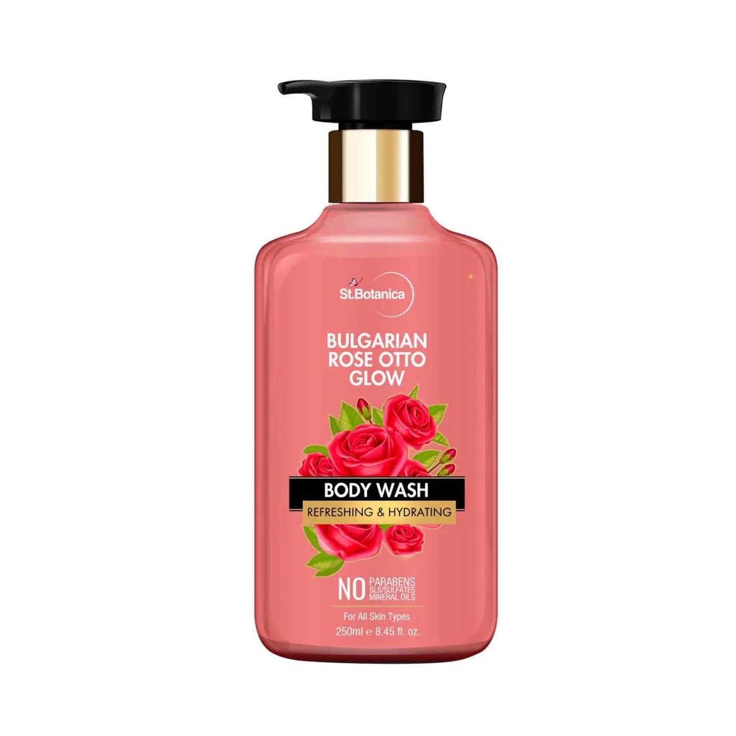 St.Botanica Bulgarian Rose Otto Glow Body Wash (250ml)