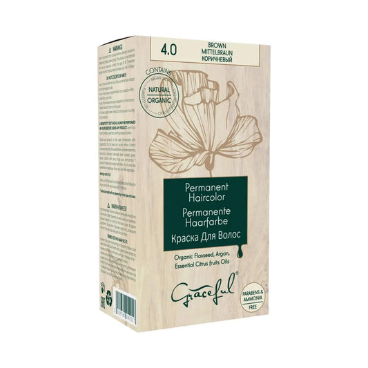 Graceful Natural Hair Color - 4.0 Brown (130ml)