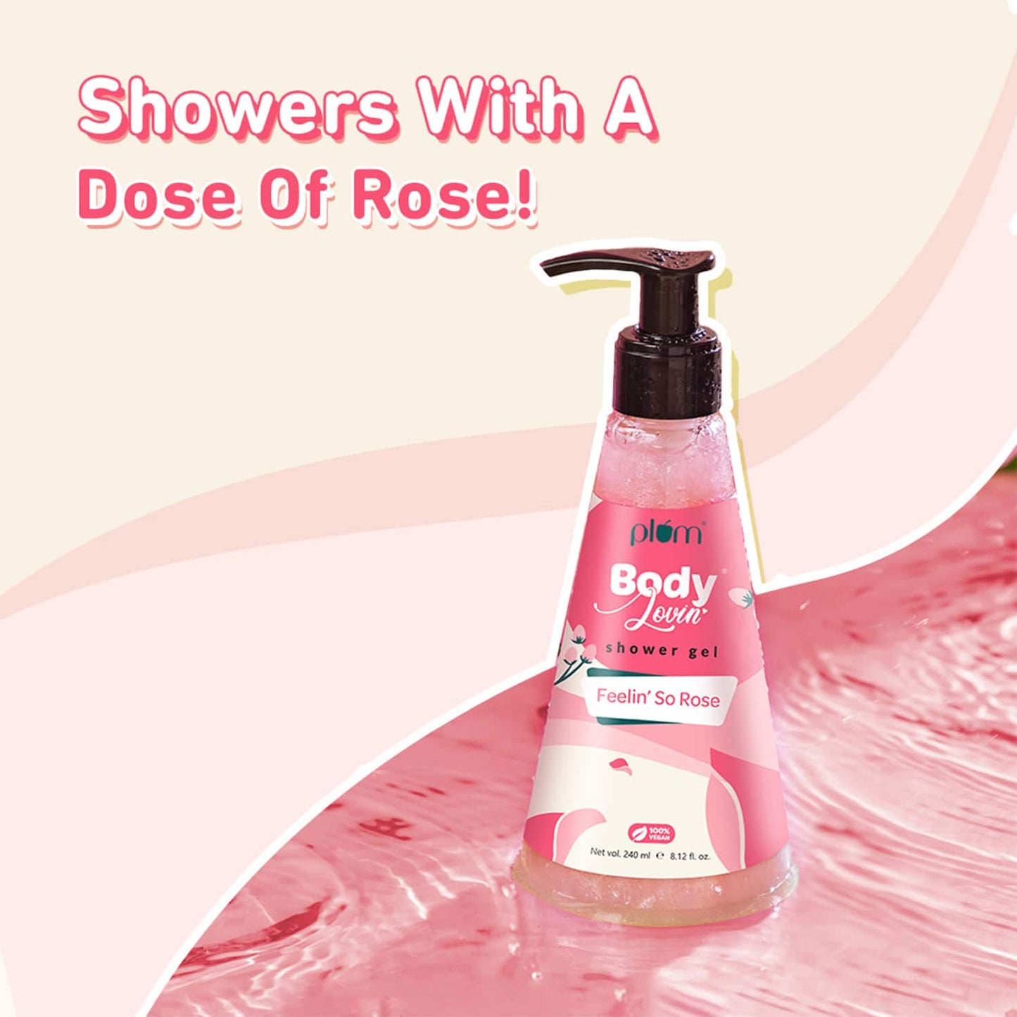 Plum Bodylovin Feelin So Rose Shower Gel - (240ml)