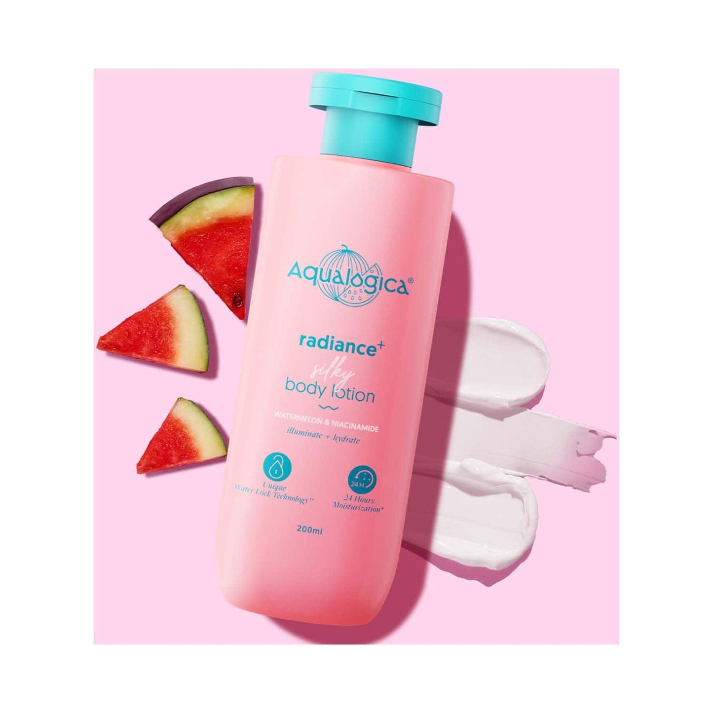 Aqualogica Radiance+ Silky Body Lotion (200 ml)