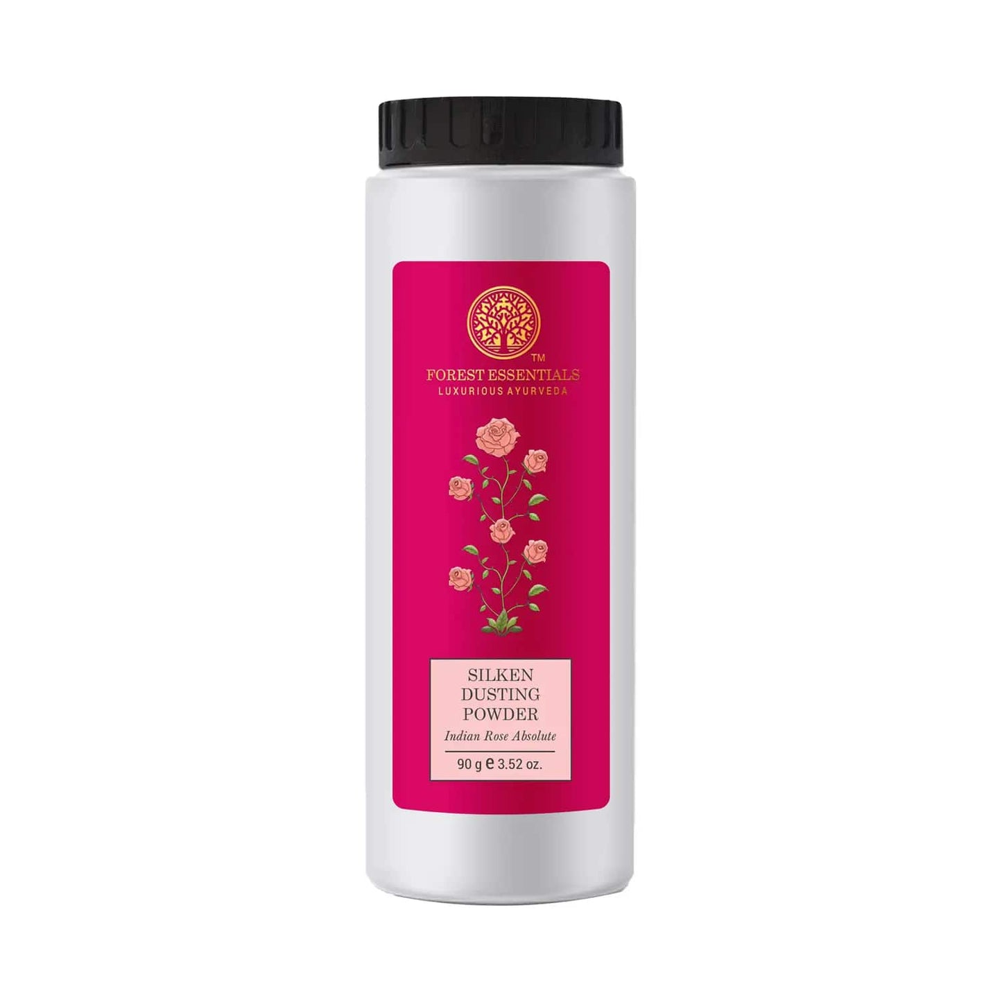 Forest Essentials Indian Rose Absolute Silken Dusting Powder (90g)