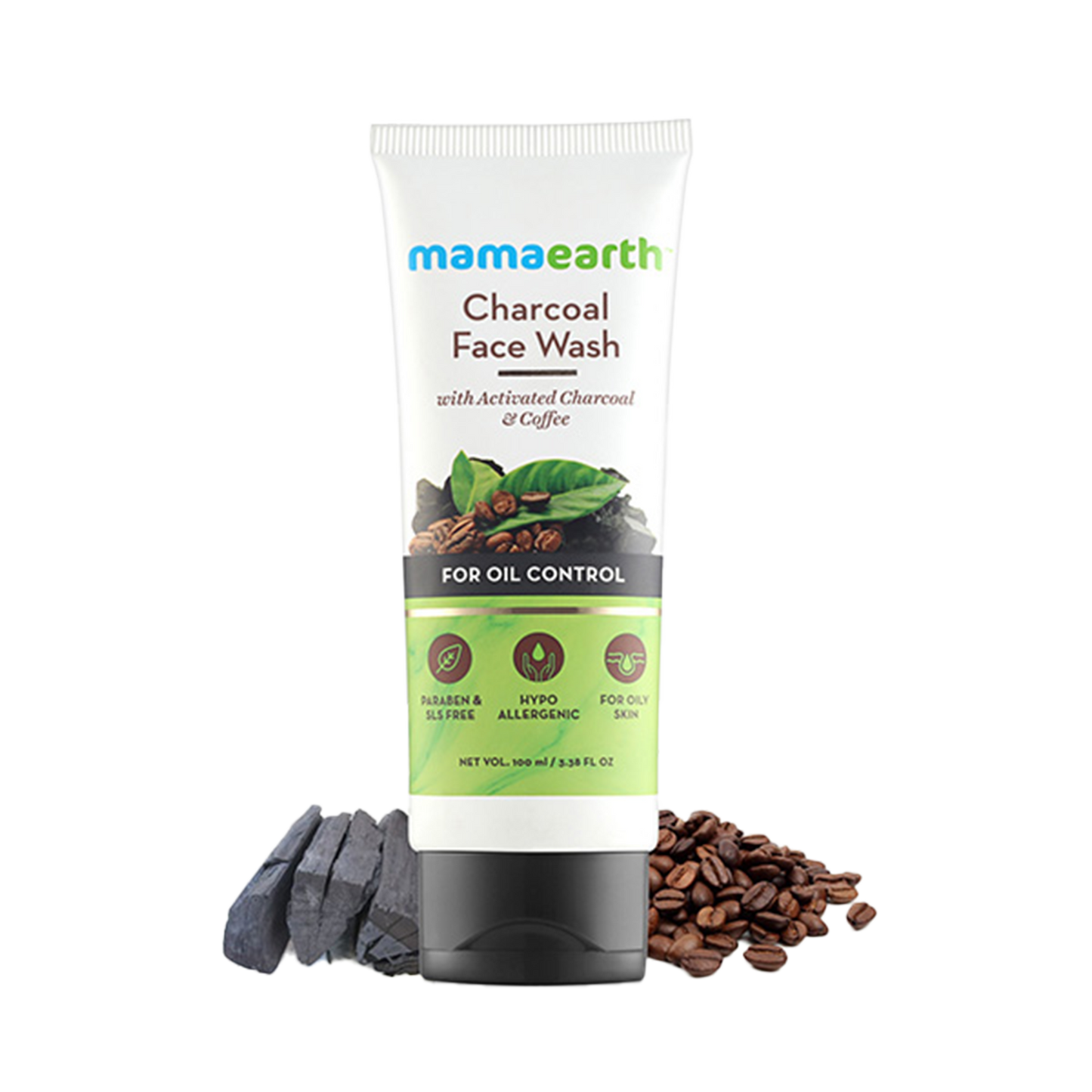 Mamaearth Charcoal Facewash For Oil Control (100ml)