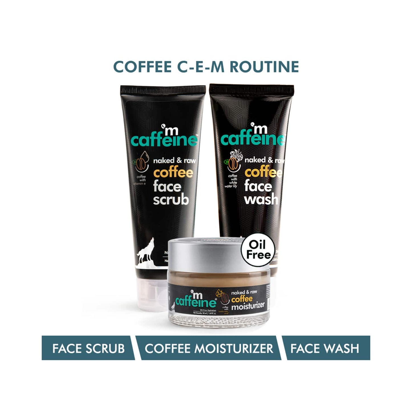 mCaffeine Coffee C-E-M Routine Kit (3Pcs)