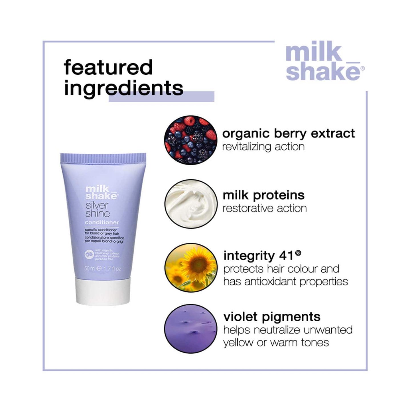 Milk Shake Silver Shine Conditioner (50ml)