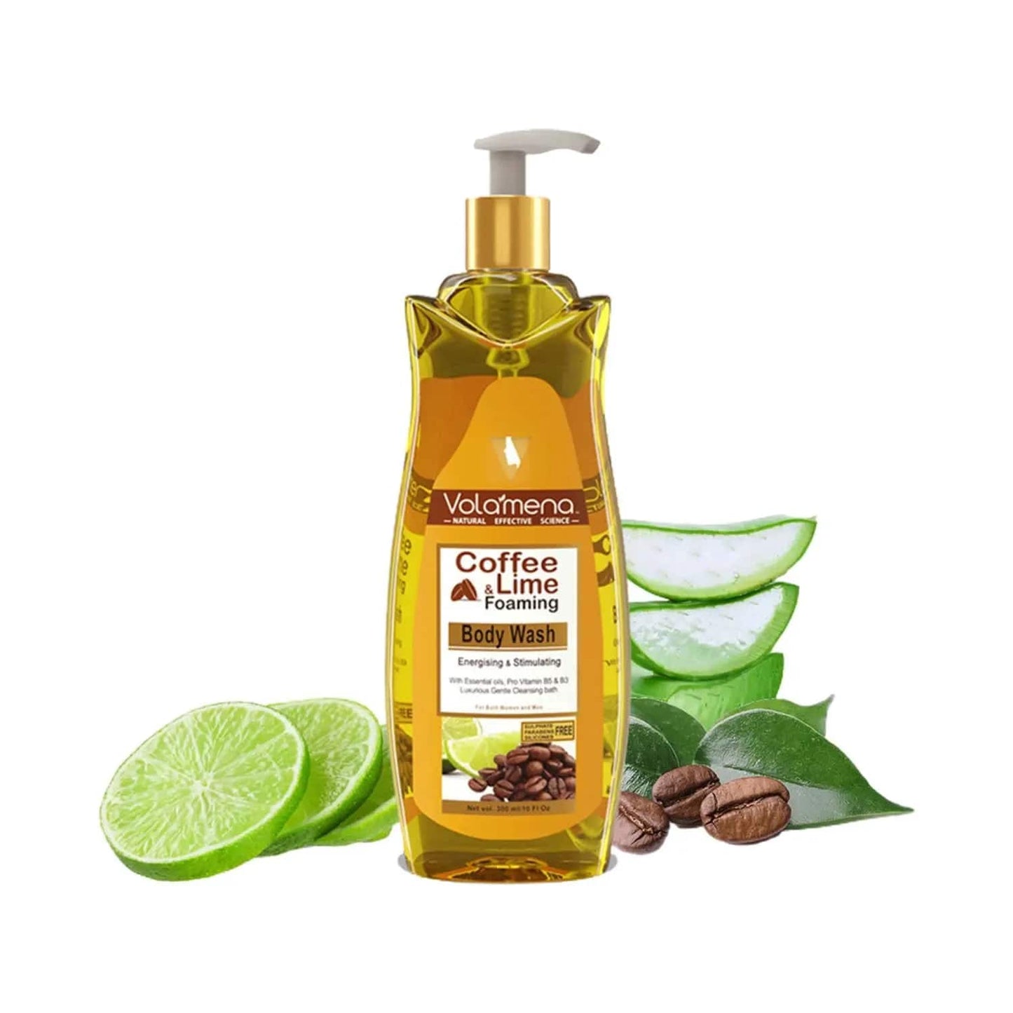 Volamena Coffee And Lime Foaming Body Wash (300ml)