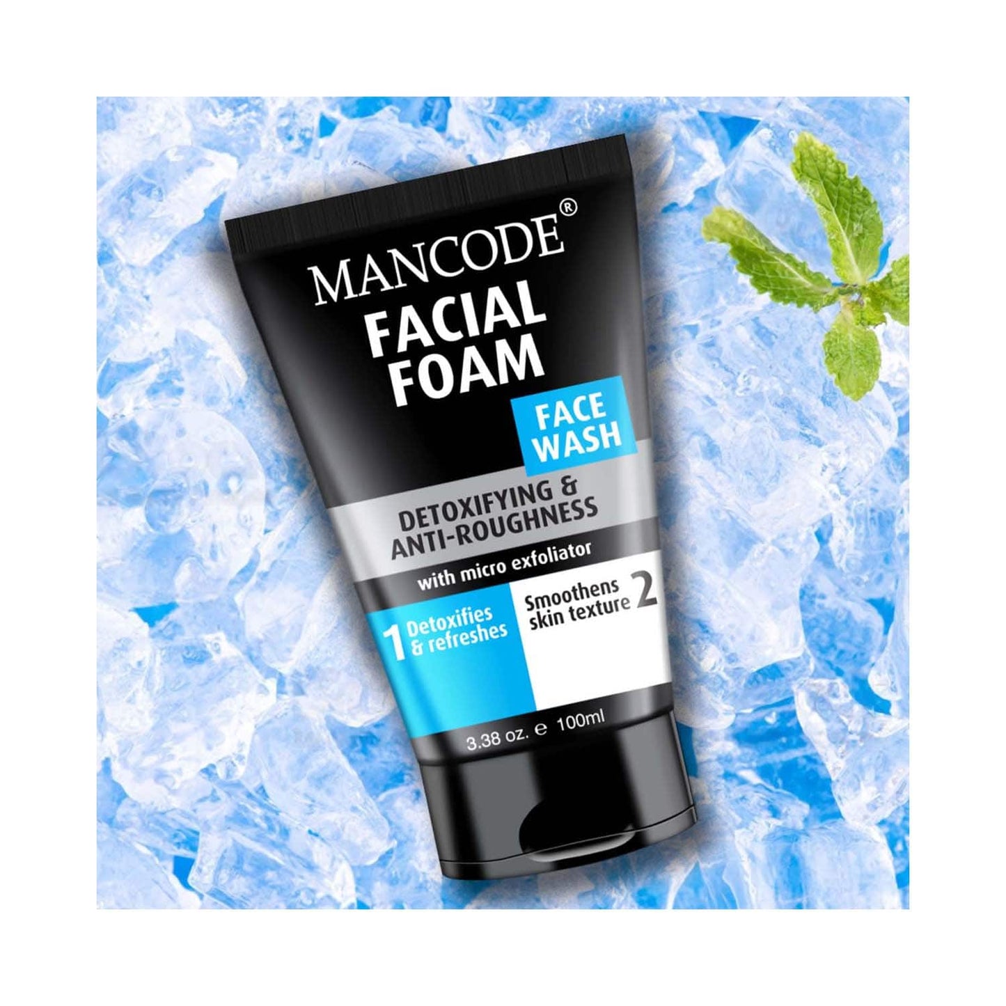 Mancode Facial Foam Face Wash For Men (100 ml)