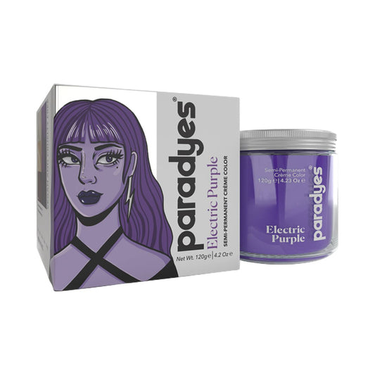 Paradyes Semi-Permanent Classic Hair Color Jar - Electric Purple (120g)