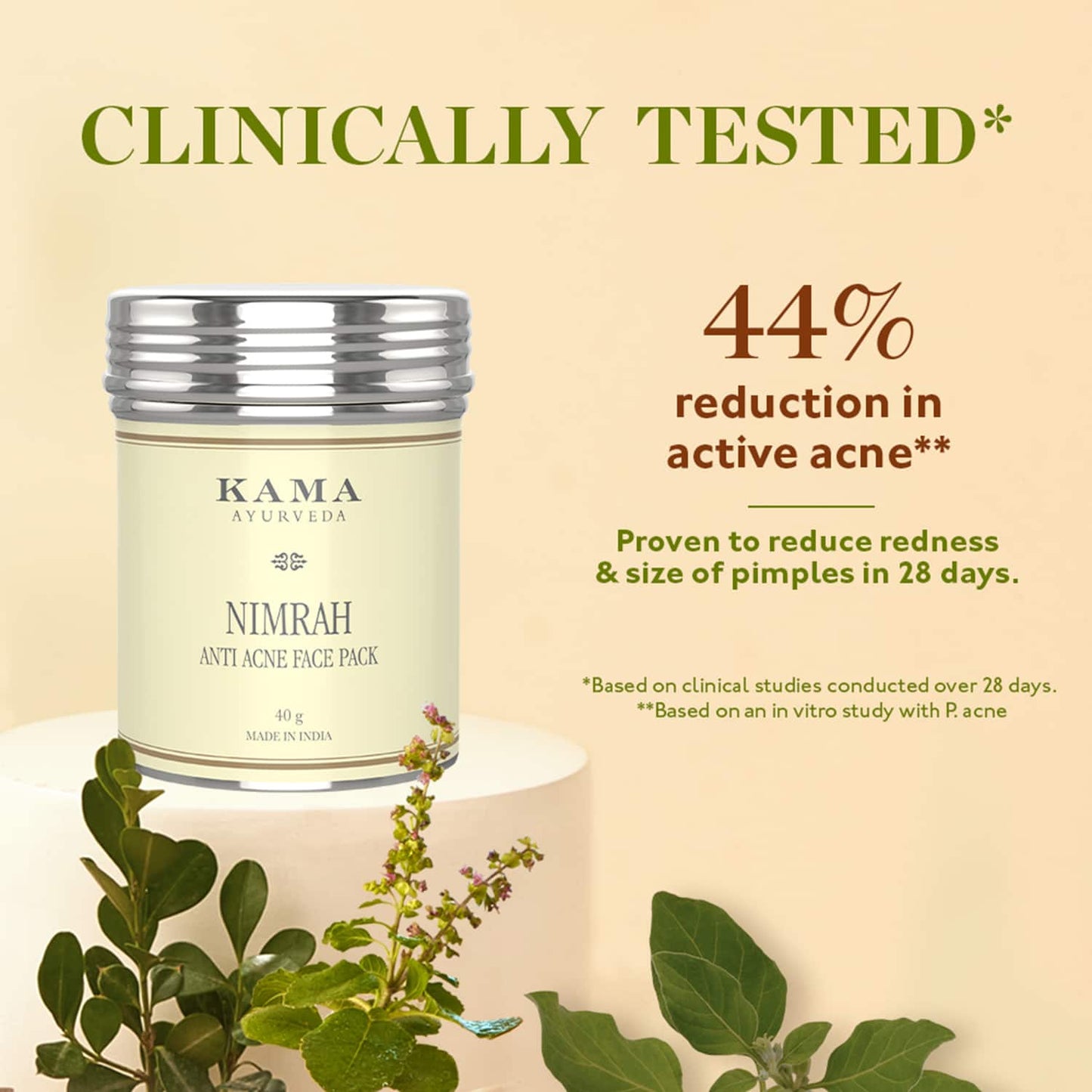 Kama Ayurveda Nimrah Anti-Acne Face Pack (40g)