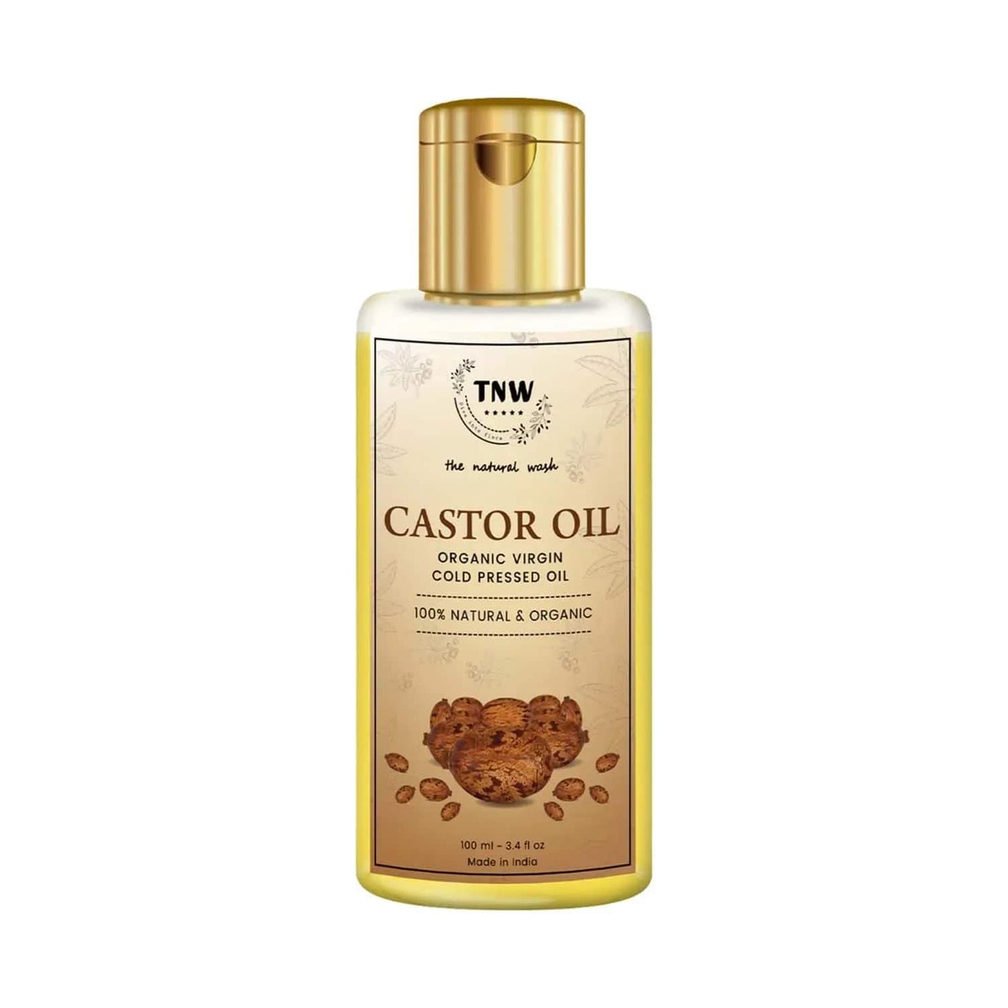 TNW The Natural Wash Pure Castor Oil For Healthy Hair and Skin (100ml)