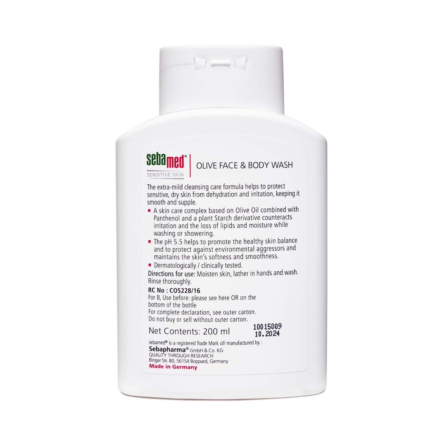 Sebamed Olive Face & Body Wash (200ml)