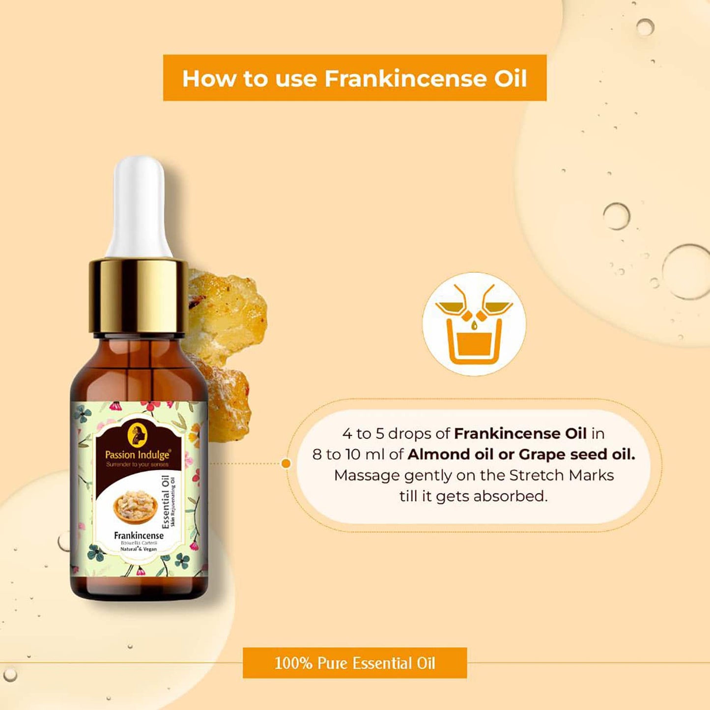 Passion Indulge Anti- Dull Skin Frankincese Essential Oil (10 ml)