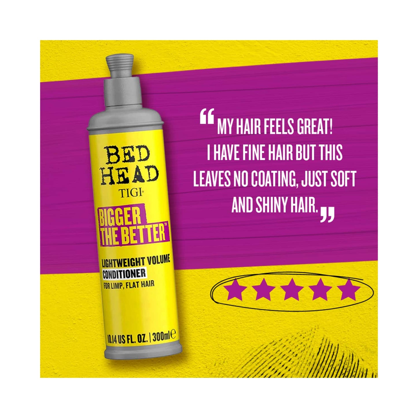 TIGI Bed Head Bigger The Better Lightweight Volume Hair Conditioner (300ml)