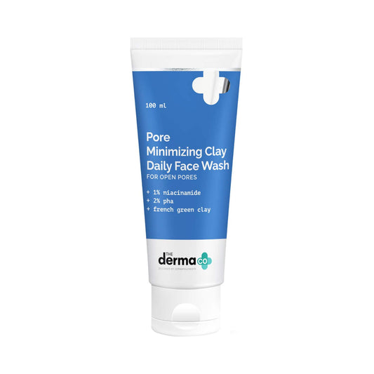 The Derma Co Pore Minimizing Clay Daily Face Wash (100ml)