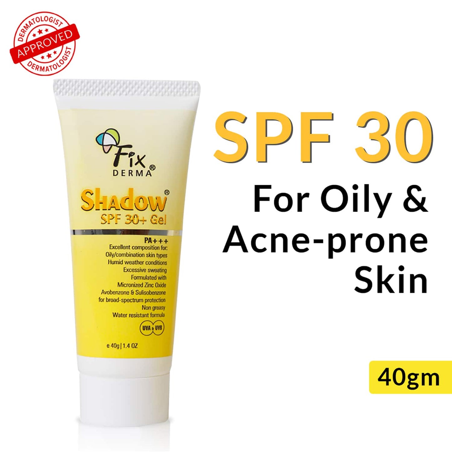 Fixderma Shadow SPF 30+ Gel (40g)