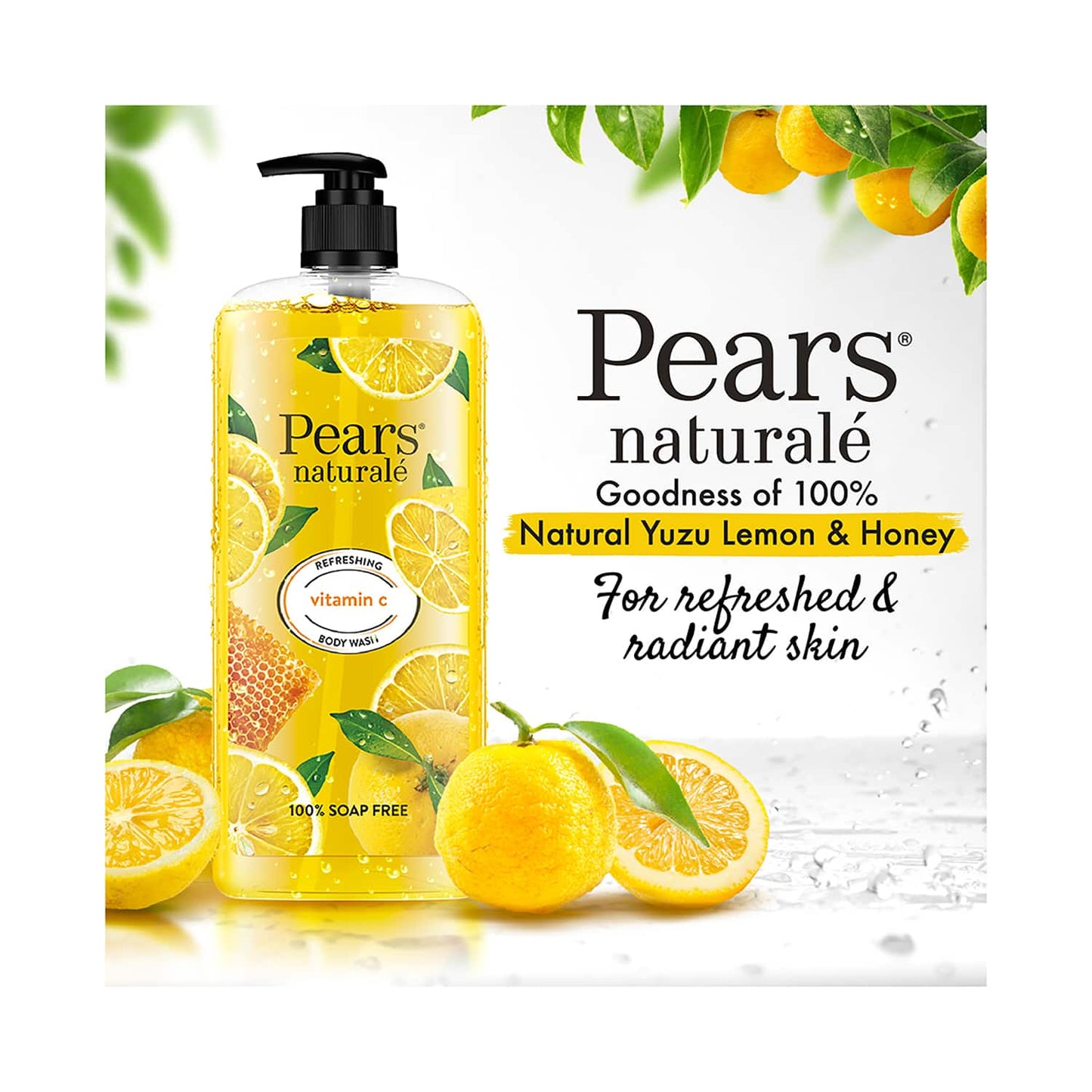 Pears Naturale Refreshed Vitamin C Body Wash (750ml)