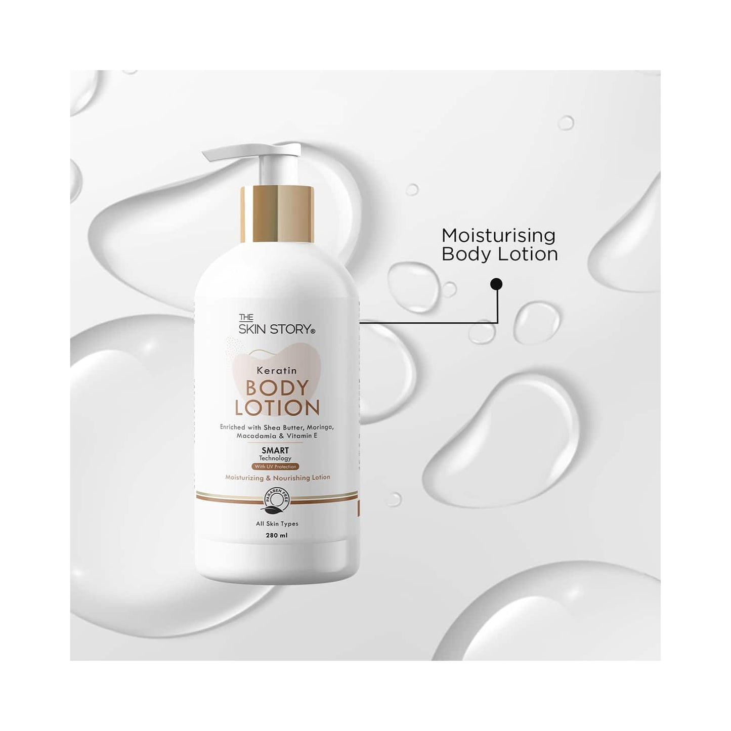 The Skin Story Keratin Body Lotion (280ml)