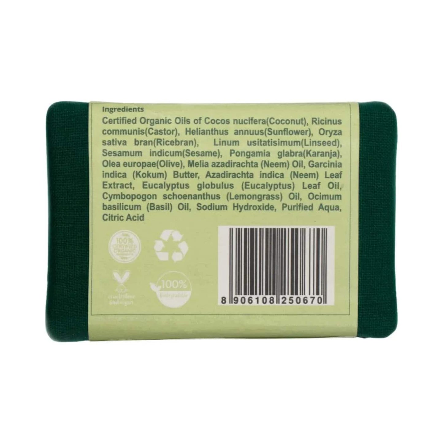 Rustic Art Organic Neem Soap (100g)