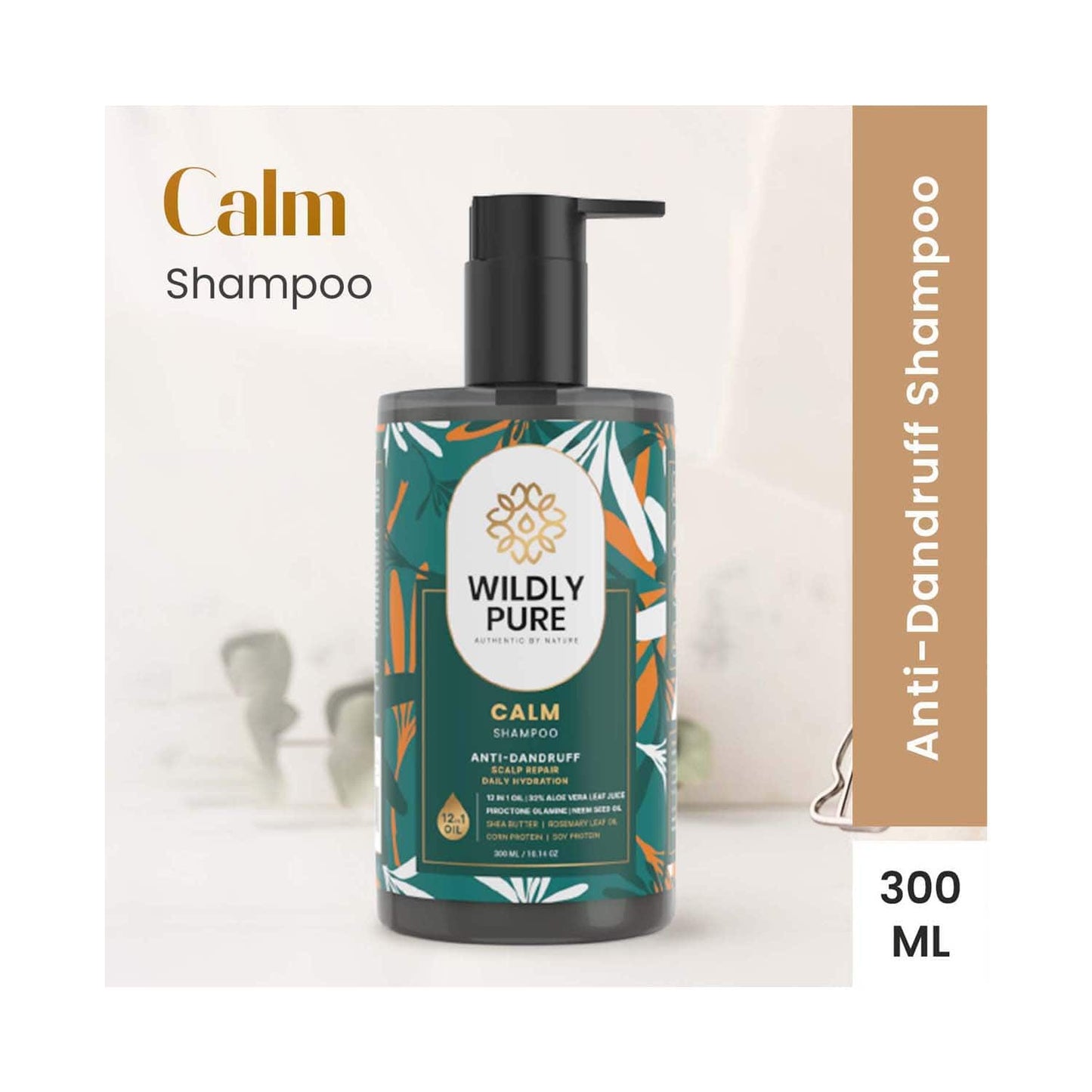 Wildly Pure Calm Anti Dandruff Shampoo (300ml)