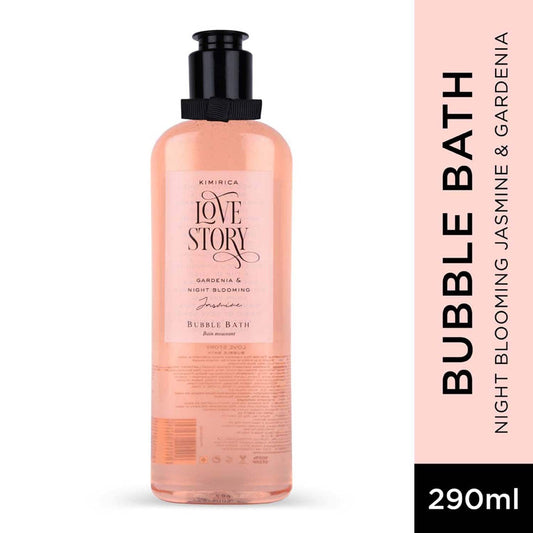 Kimirica Love Story Bubble Bath Bottle For Relaxing & Hydrating Bath SLS & Paraben Free (290 ml)