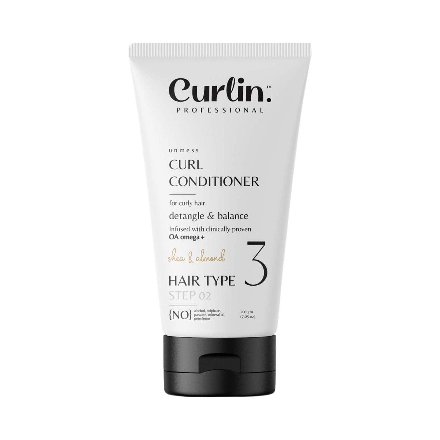 Curlin Professional Moisturizing Curly Hair Conditioner (200 g)