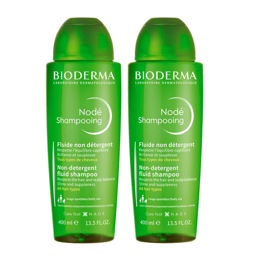 Bioderma Node Fluid Non-Detergent Shampoo Combo (Pack of 2) (400 ml)