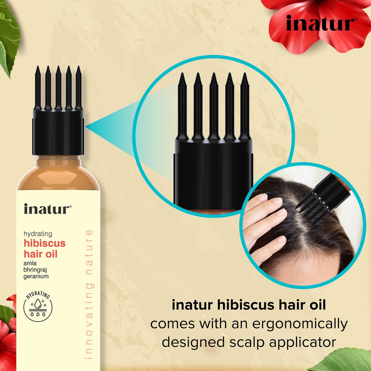 Inatur Hibiscus Re Growth Hair Oil (100ml)