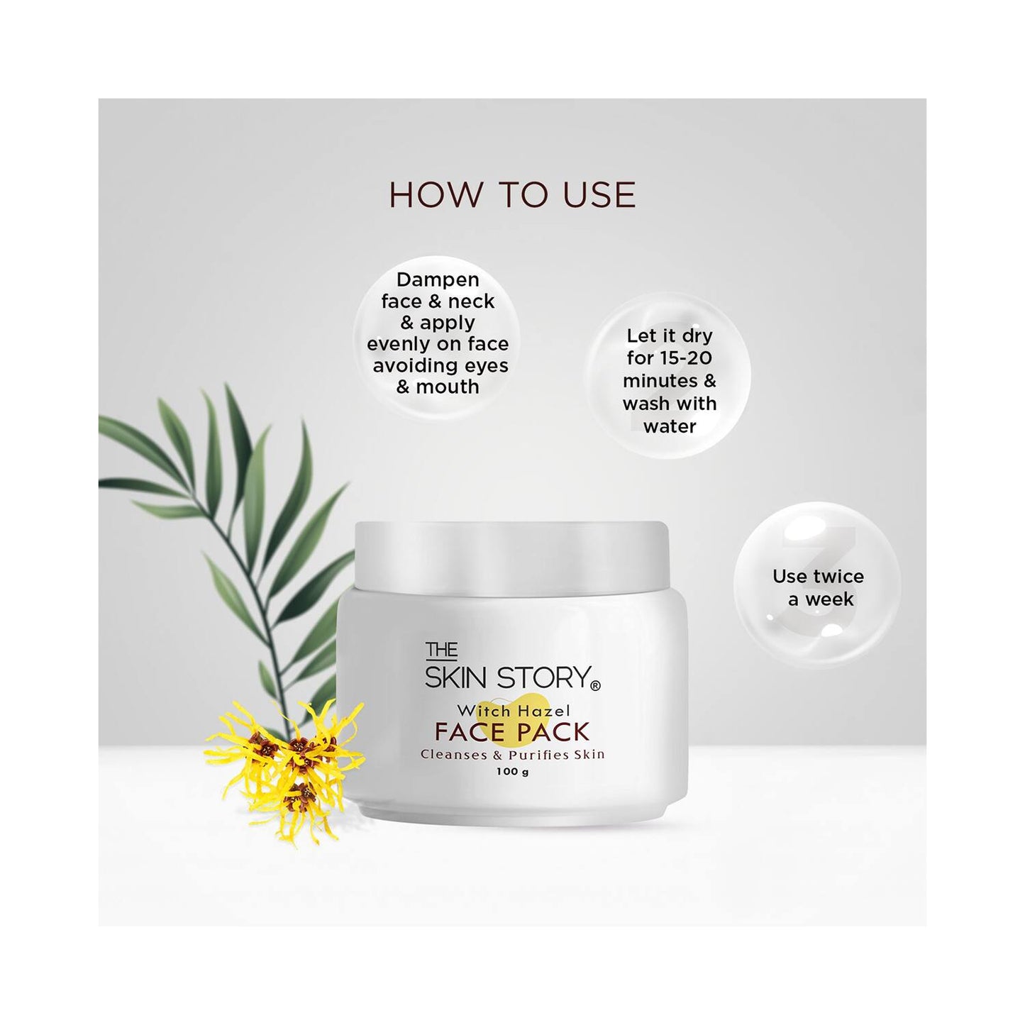 The Skin Story Witch Hazel Face Pack (100g)