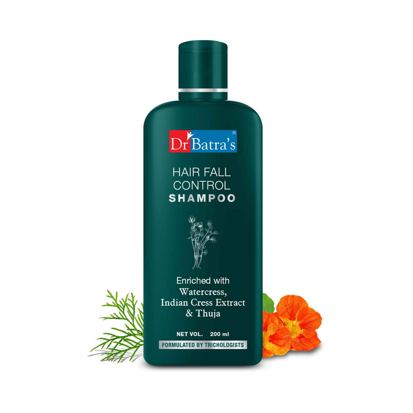 Dr Batra's Hair Fall Control Enriched With Watercress Extracts Shampoo (500ml)