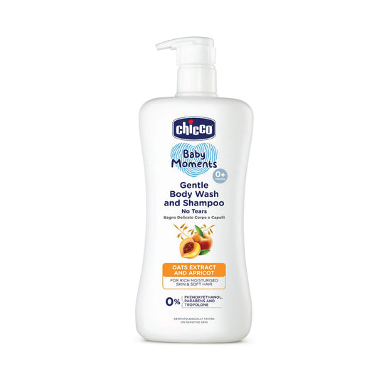 Chicco Baby Moments Gentle Bodywash and Shampoo (500 ml)