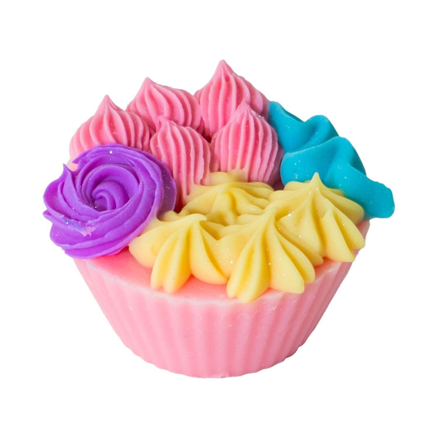 The Sass Bar Pastel Floral Cupcake Soap (100 g)