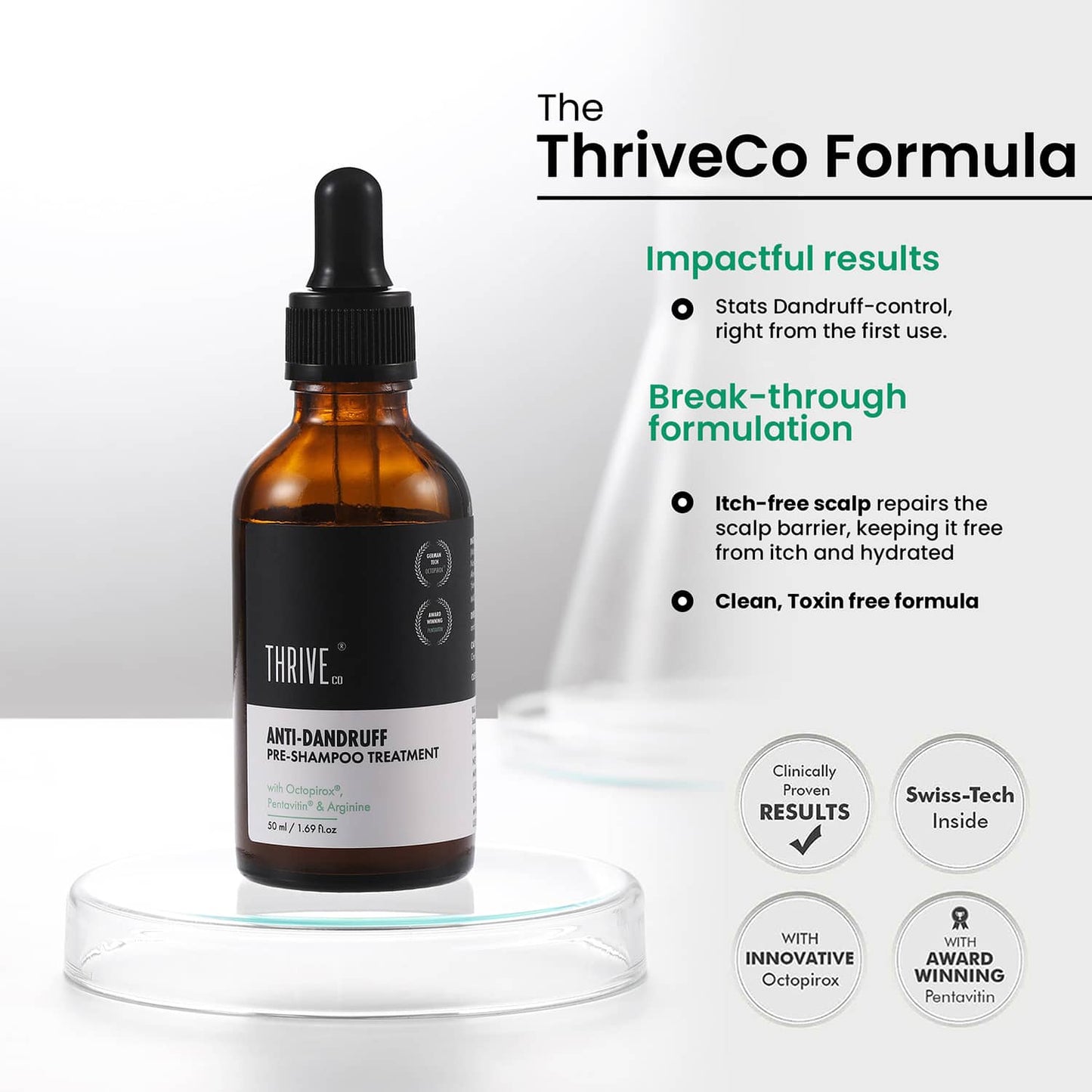 Thriveco Anti-Dandruff Pre Shampoo Treatment (50ml)