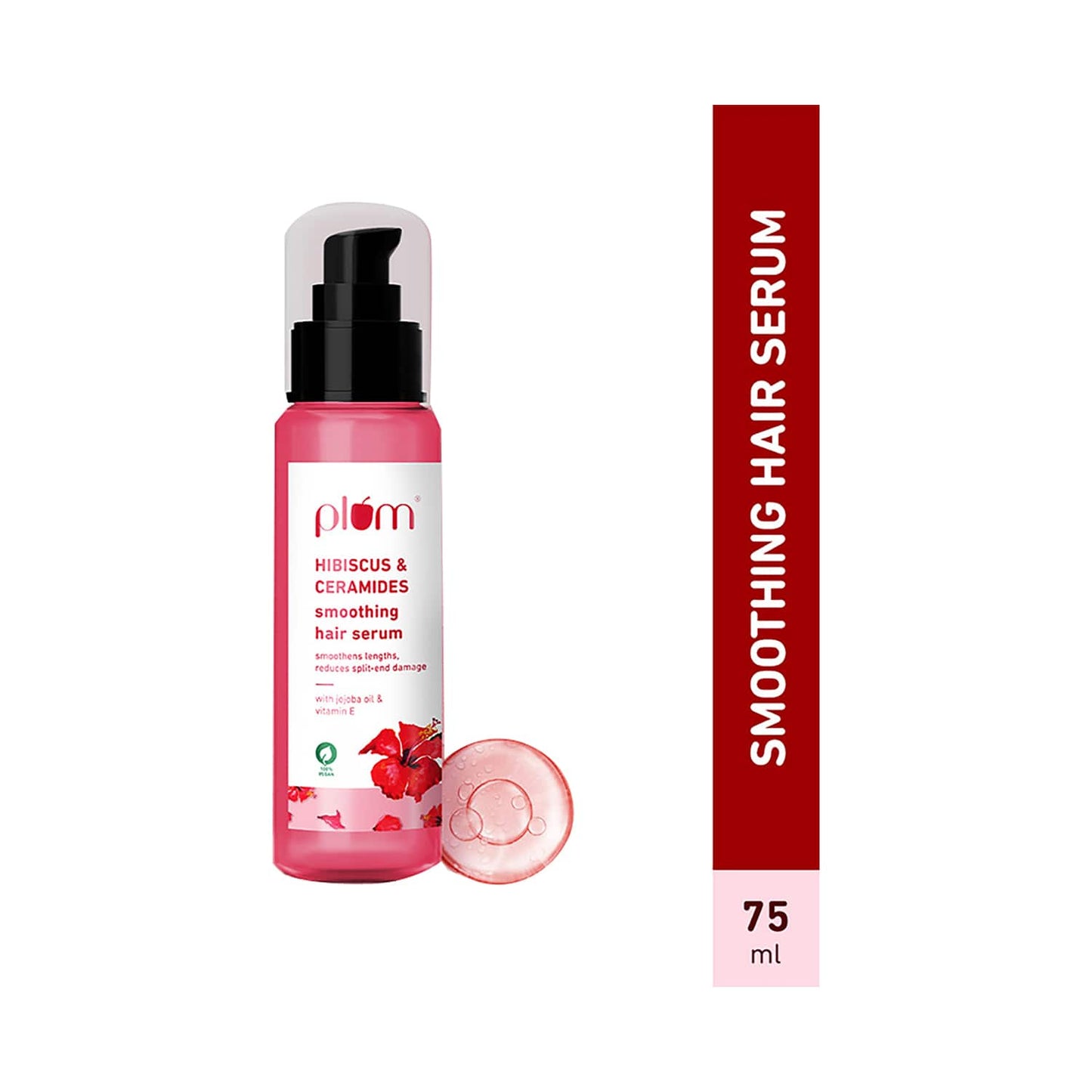 Plum Hibiscus & Ceramides Smoothing Hair Serum (75ml)