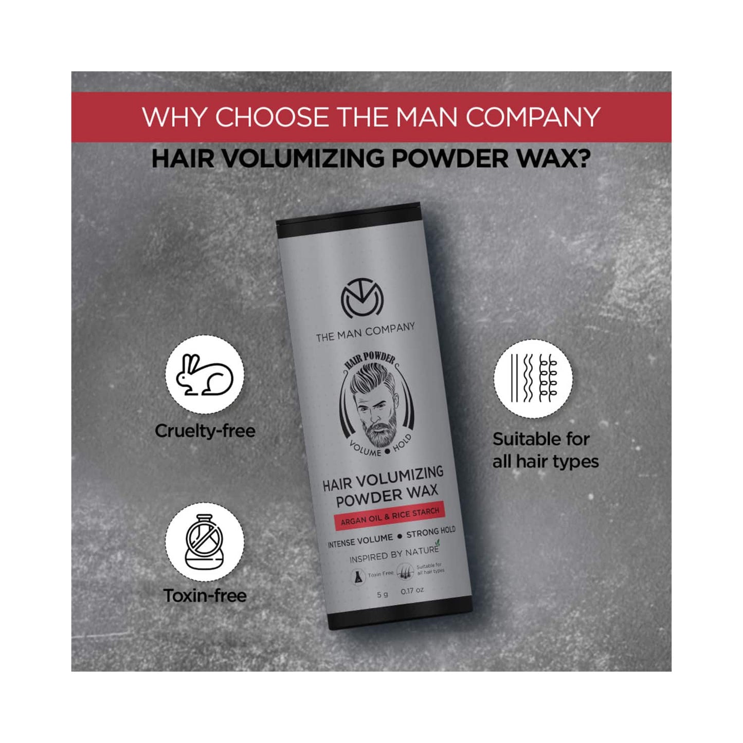 The Man Company Hair Volumizing Powder Wax (5g)