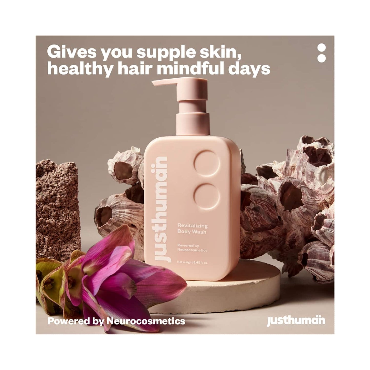 Justhuman Revitalising Body Wash (250ml)