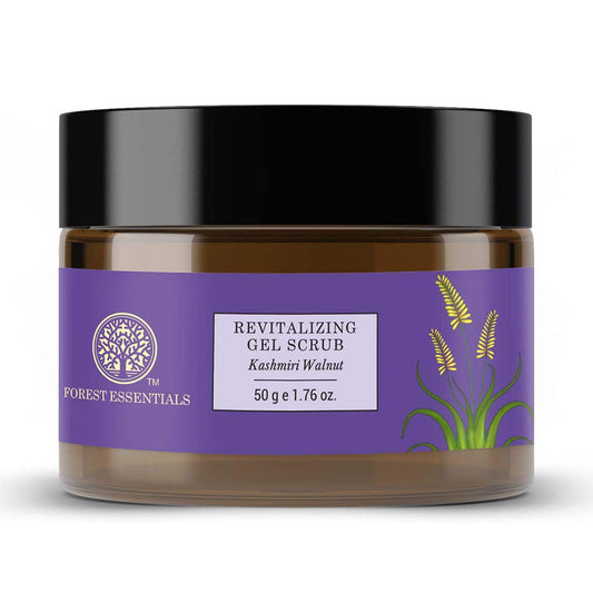 Forest Essentials Revitalising Kashmiri Walnut Gel Scrub (50g)