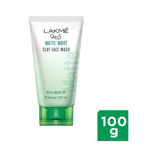 Lakme 9 To 5 Matte Moist Clay Facewash (100g)