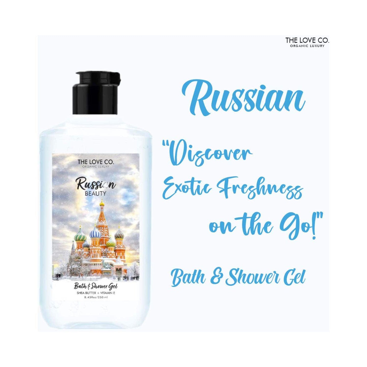 THE LOVE CO. Russian Beauty Body and Shower Gel (250ml)