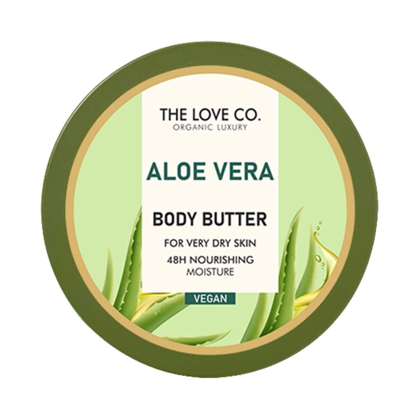 THE LOVE CO. Aloe Vera Body Butter Deep Moisturization With Pure Shea Butter(200g)