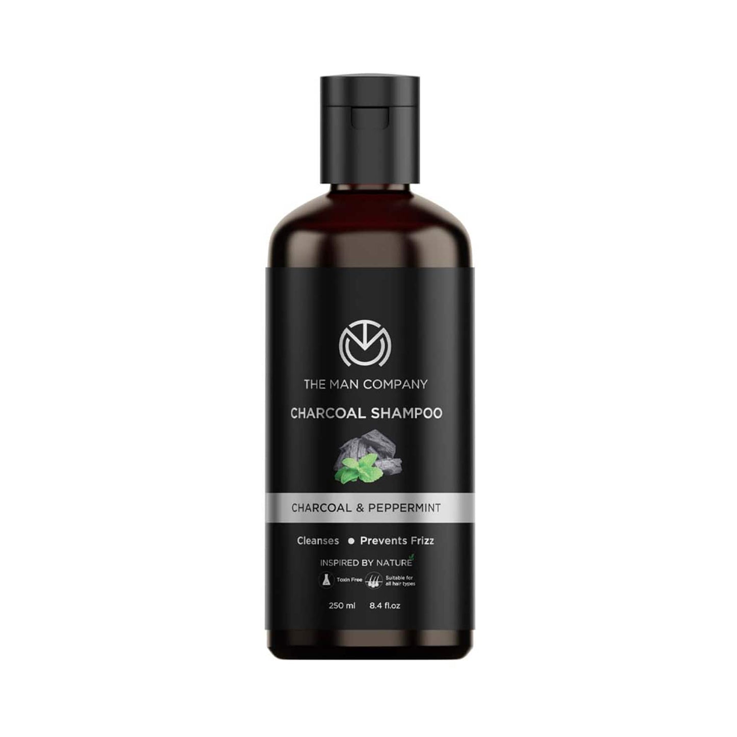 The Man Company Charcoal Peppermint & Clove Shampoo (250ml)