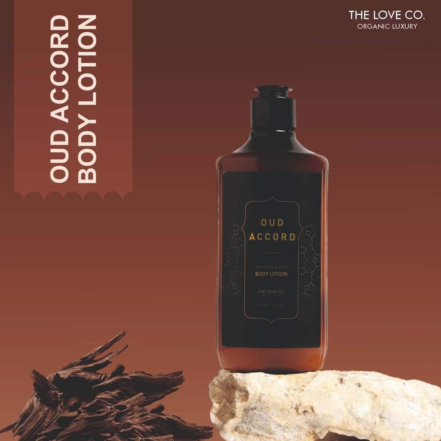 THE LOVE CO. Luxury Oud Accord Daily Moisturizing Body Lotion (250ml)