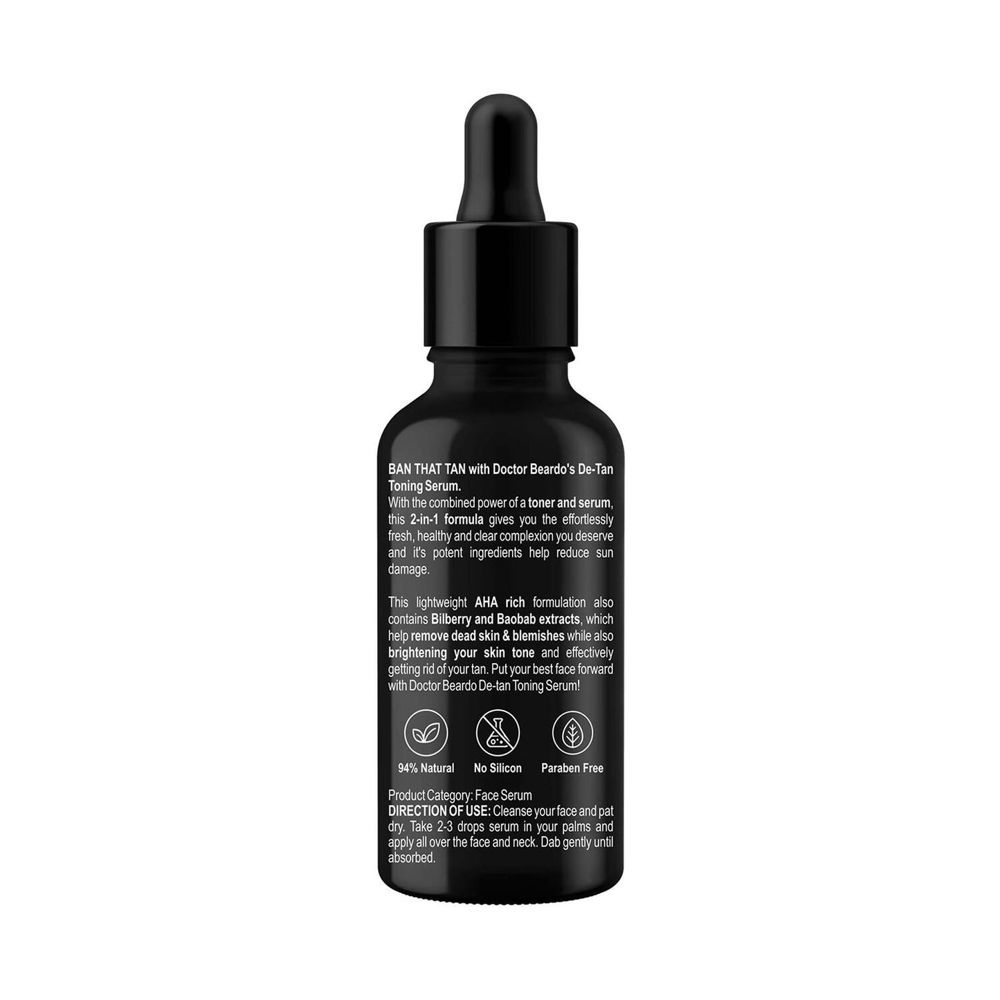 Beardo De-Tan 2-In-1 Toning Serum (30ml)