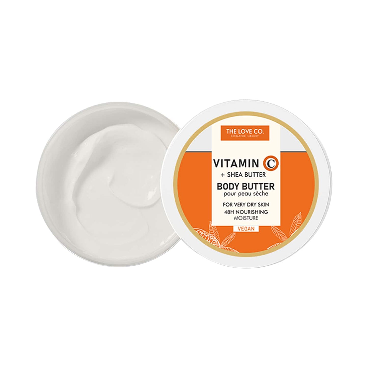 THE LOVE CO. Vitamin C Body Butter Deep Moisturization With Pure Shea Butter (200g)